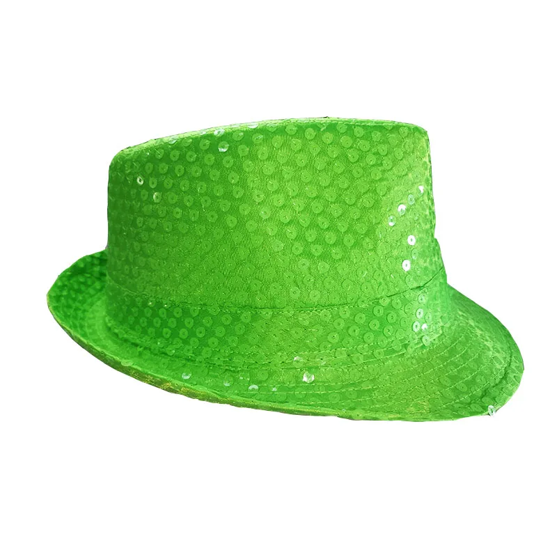 Оптовая продажа, Нетканая зеленая шляпа в Ирландском стиле для выпускного вечера на День Св. Патрика