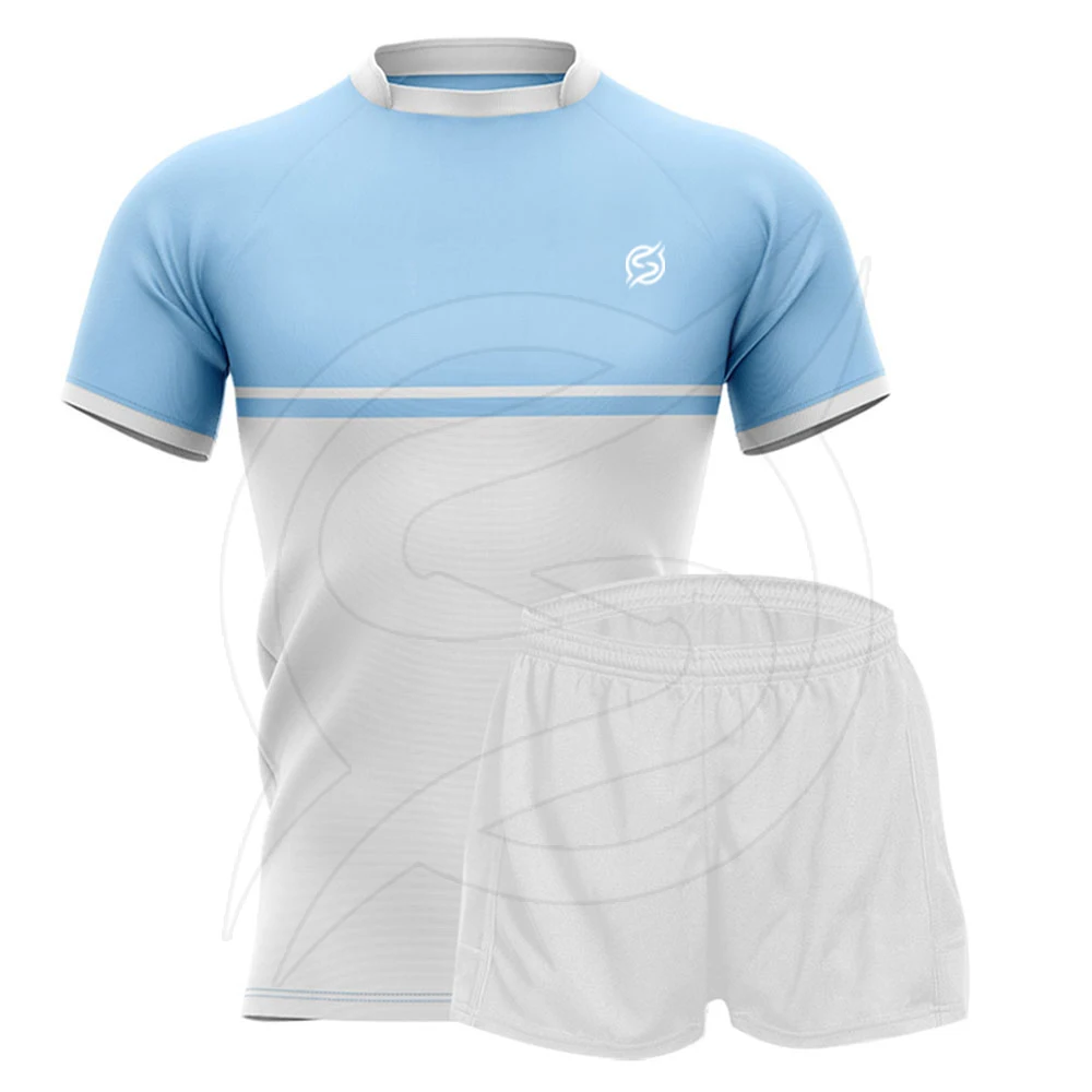 100% polyester rugby jersey rugby uniform with custom team logo member