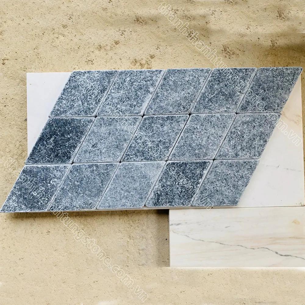 Natural Blue Gothic Stone Bleue Steen Bluestone Resort Dark Paving Factory Direct Quarry French pattern modern Beach Hotel