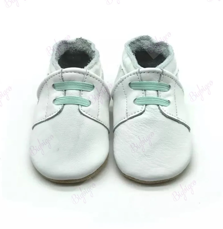 
Genuine Leather Kid Shoes baby slippers 