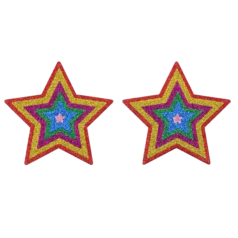 Oucheng Sexy Lingerie Women Disposable Charm Women Breast Pasties Petals Chest Pad Star Self Adhesive Nipple Covers