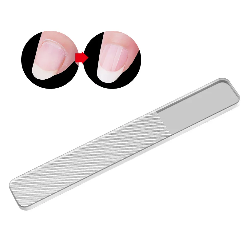 Korea sells can custom LOGO nano crystal glass polish finger nail file