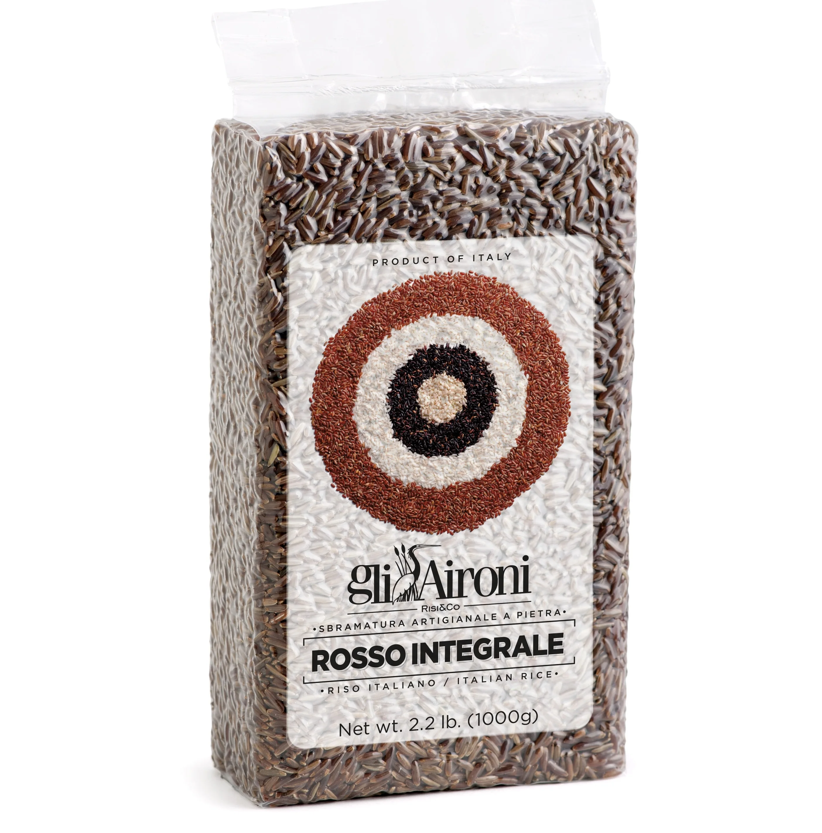 High Quality Made in italy 500g vacuum-packed Red wholegrain rice