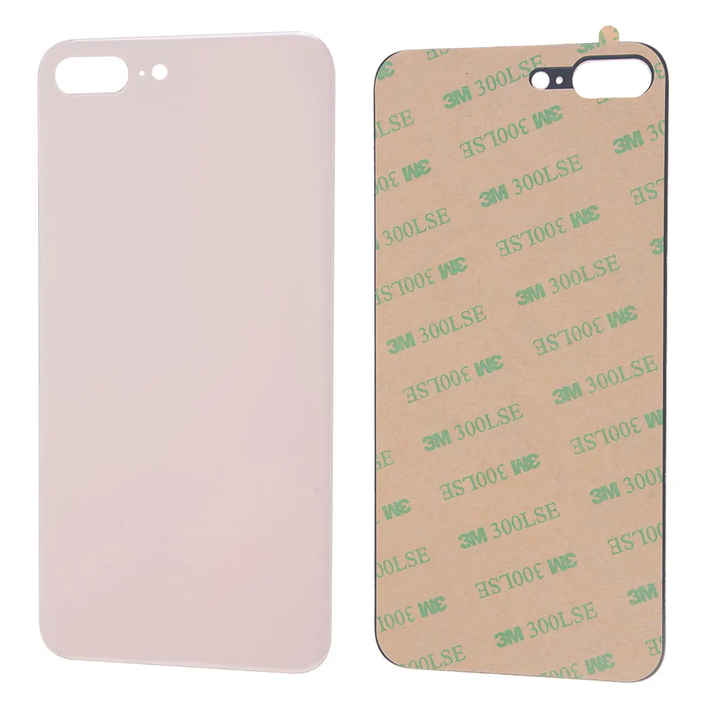 Заднее стекло с большим отверстием для iPhone X 13 12mini 12 Pro Max 8 8P XR XS 11 SE2 задняя крышка наклейкой
