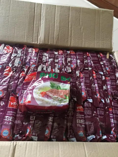 С принтом «Yummy» мгновенный рис быстрого приготовления со вкусом говядины Фо Бо 60grx30bags из Вьетнама