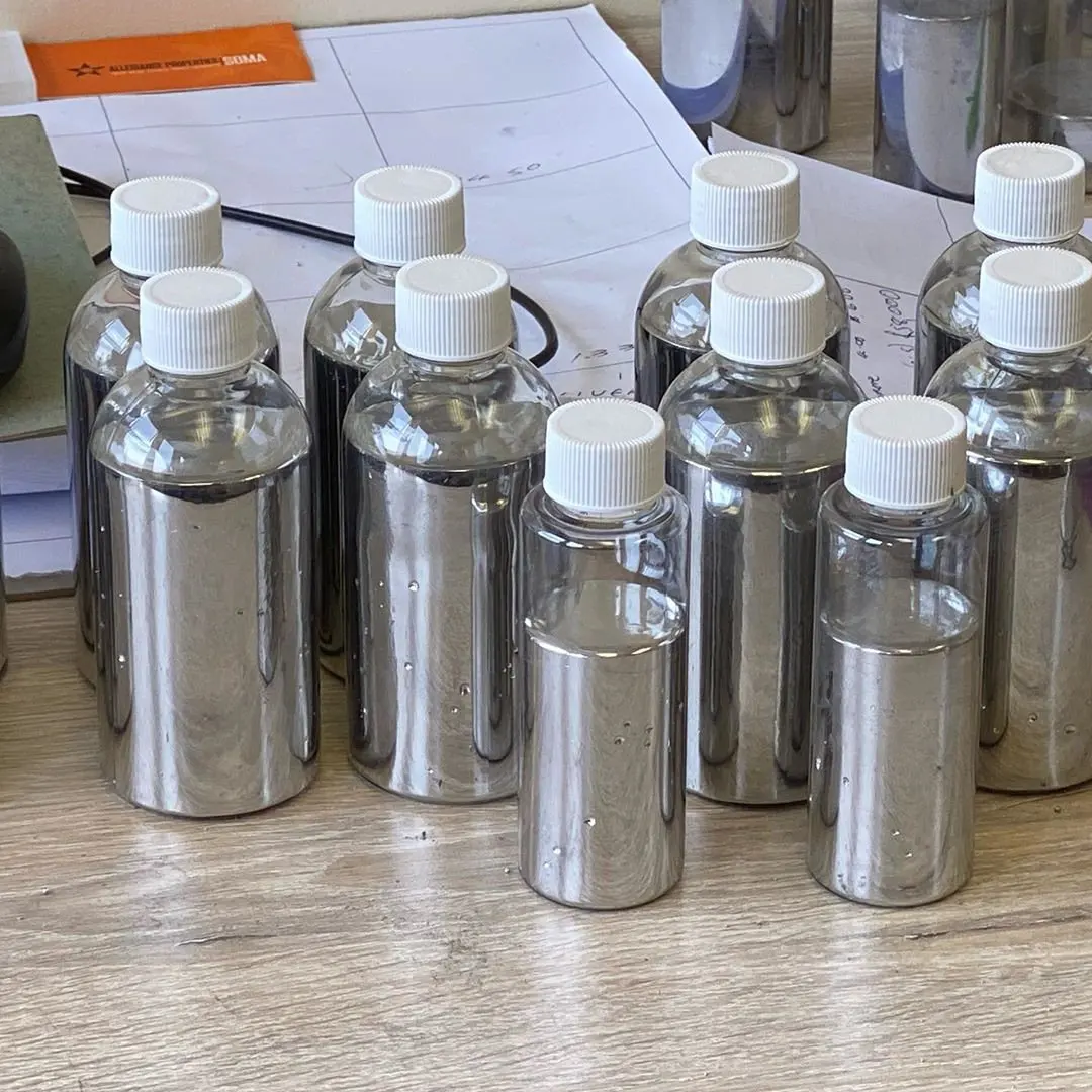 Liquid silver metallic mercury