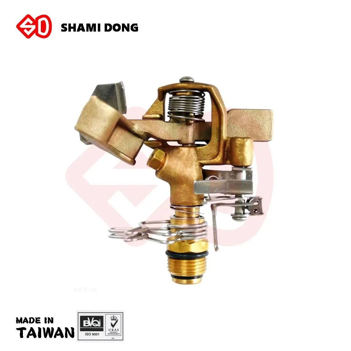 taiwan manufacturer adjustable rotating brass sprinkler