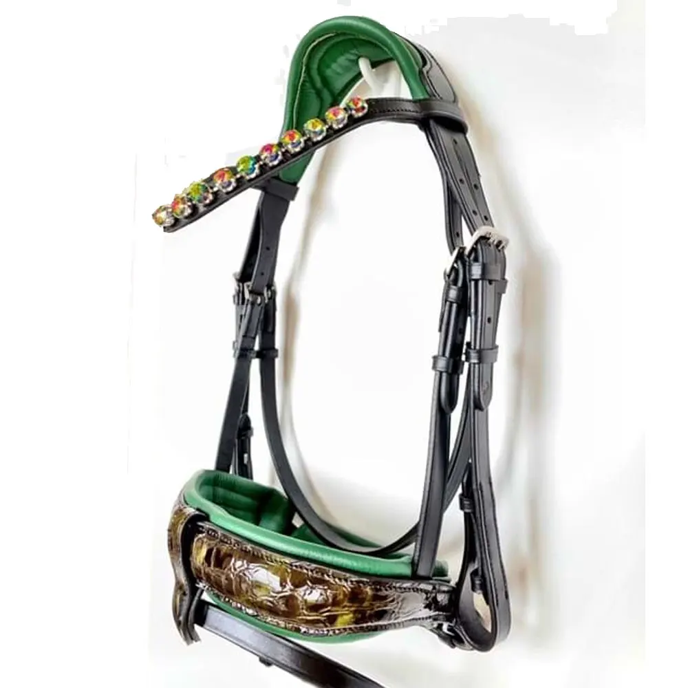 Полностью изготовленная под заказ кожаная Поло-уздечка/кожаная уздечка для верховой езды Поло занятий спортом с сильным захватом из воловьей кожи