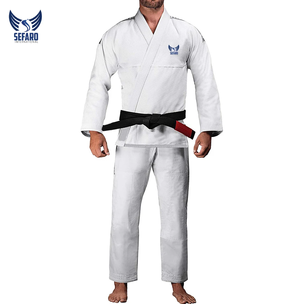 Brazilian Jiu Jitsu gi hot selling fighting practice belt closure comfortable karate training suit