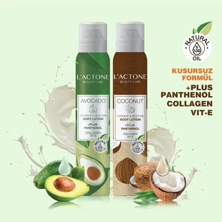 Hydrate & Restore COCONUT  AFTER SUN   BODY LOATION +Plus Panthenol Collagen VIT-E 200ML Private Label Available Made in Turkey