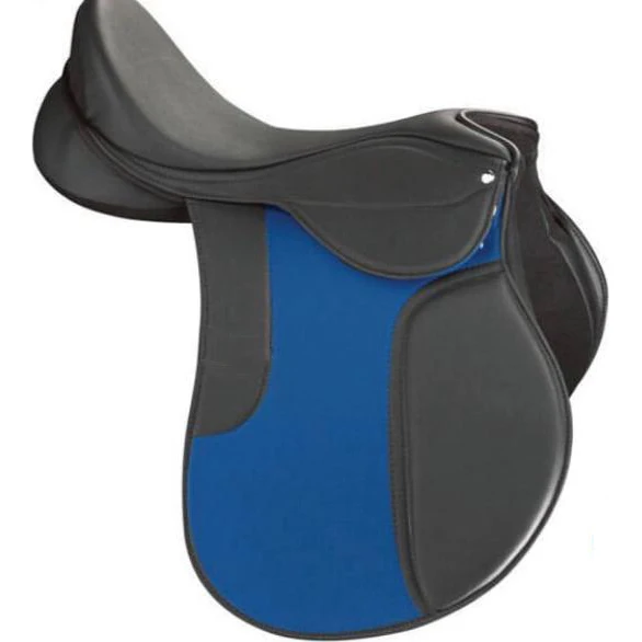GP Synthetic horse saddles Black blue jumping saddle saddles for horses IN;34648