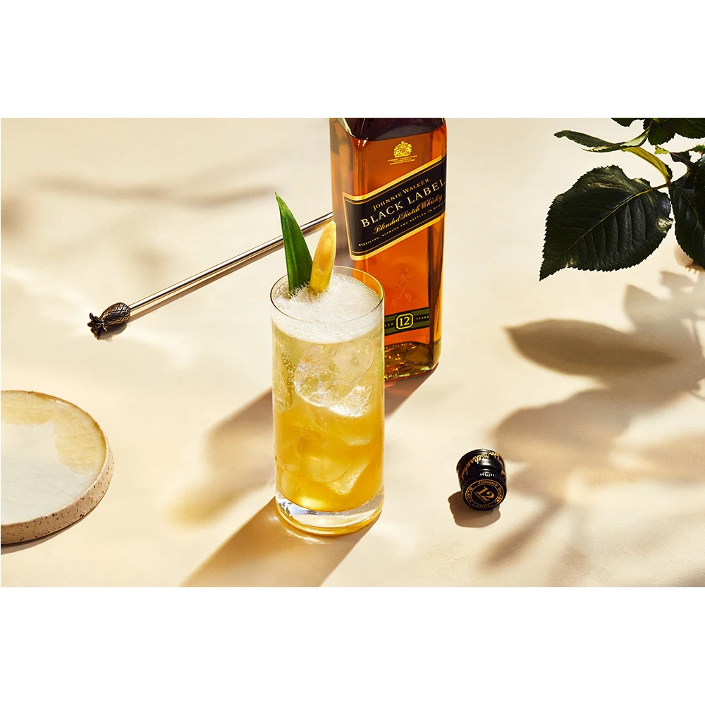 
Top Selling Quite Fruity Finish 40% Alcohol 50ml JW Black Label Whisky Blended Scotch Miniature with Distinct Herbal Note 