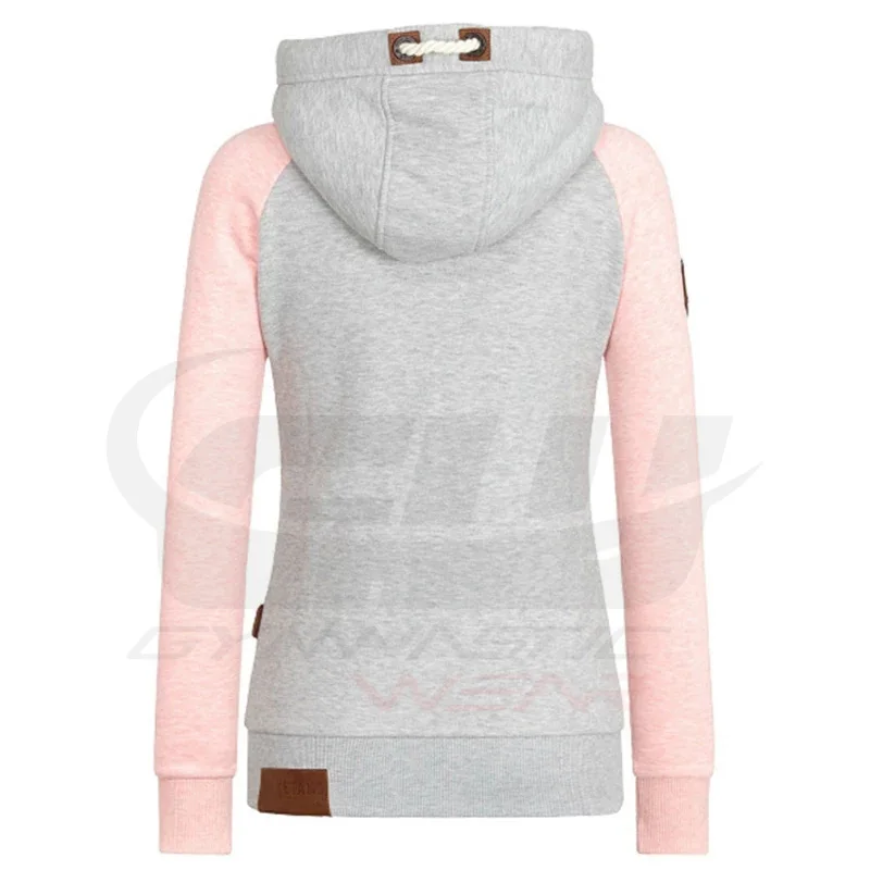 2022 new design breathable Anti shrink women  choice women winter hoodies fleece with logo