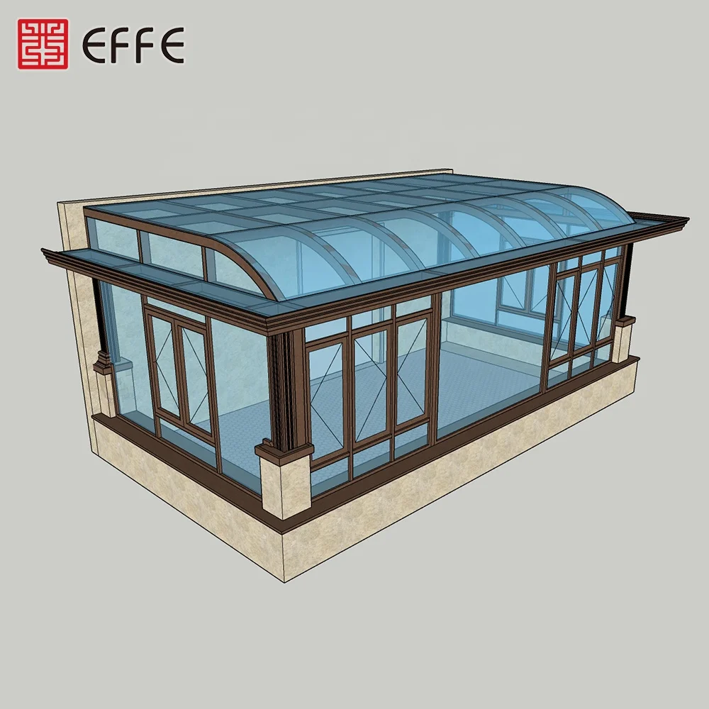 
used tempered glass for sunroom panels for sale prefabricated garden house 