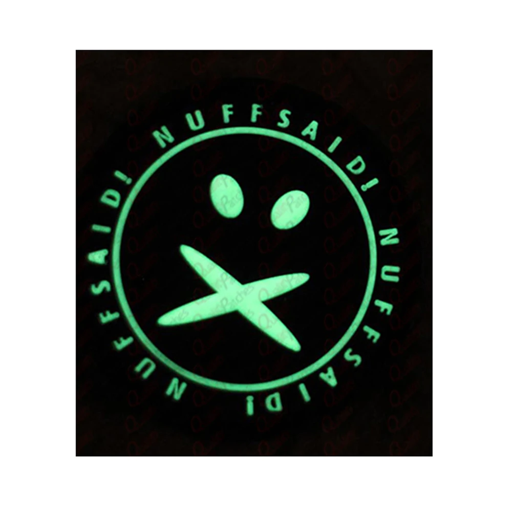 Quality Patches Custom PVC Patches Glow In The Dark Made in Pakistan Patch Supplier