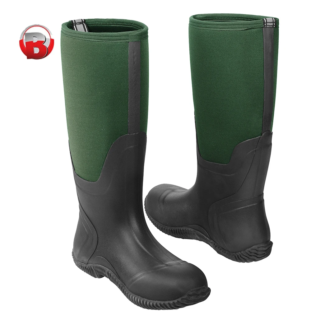 High Quality Custom Rubber Camo Neoprene Hunting Snake Boots