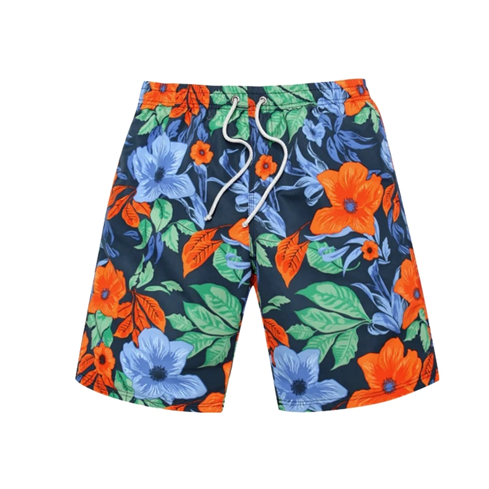 Custom Flower Sublimation Design Men Gym Shorts Beach/Running Fitness Wear Short Online Shopping