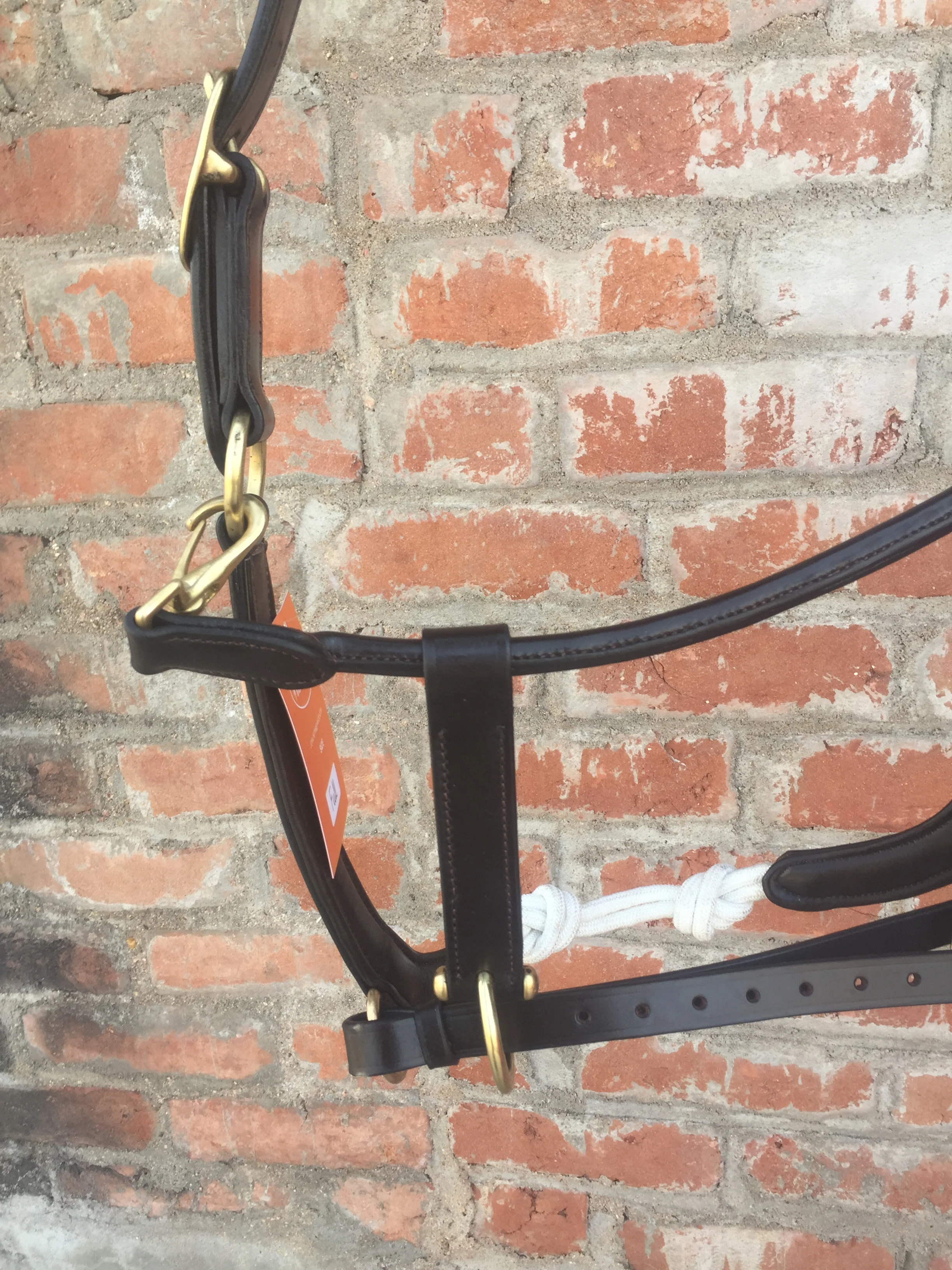 Rope Cord Show Jumping Noseband Horse  Leather Halter smart