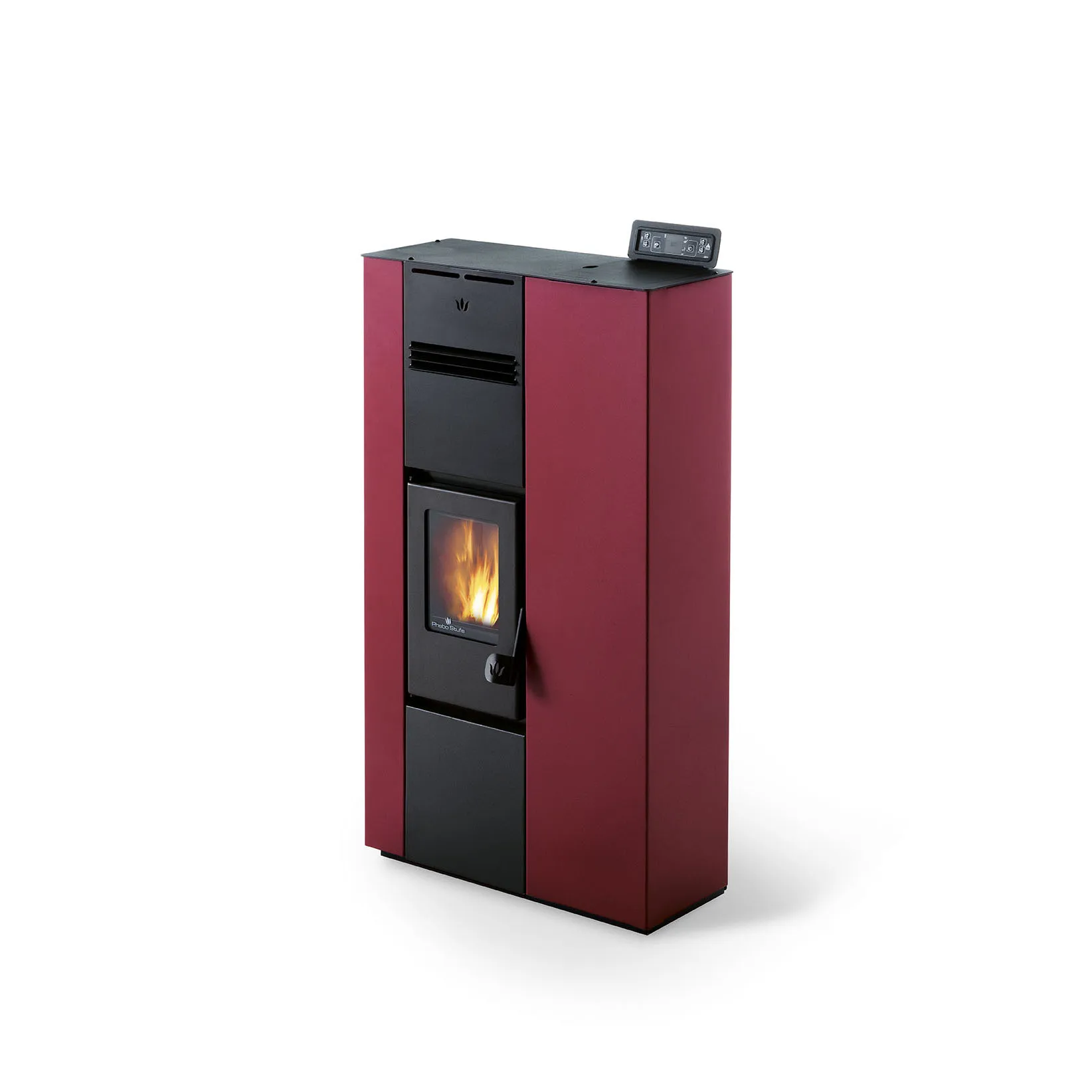 
Top Quality Made in Italy OEM Compact Portable Pellet stove Fenice 9 kw - Red 