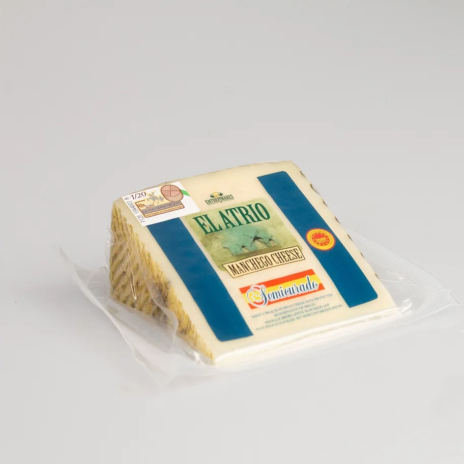 Spanish Manchego Cheese Semicured 3 months wedge