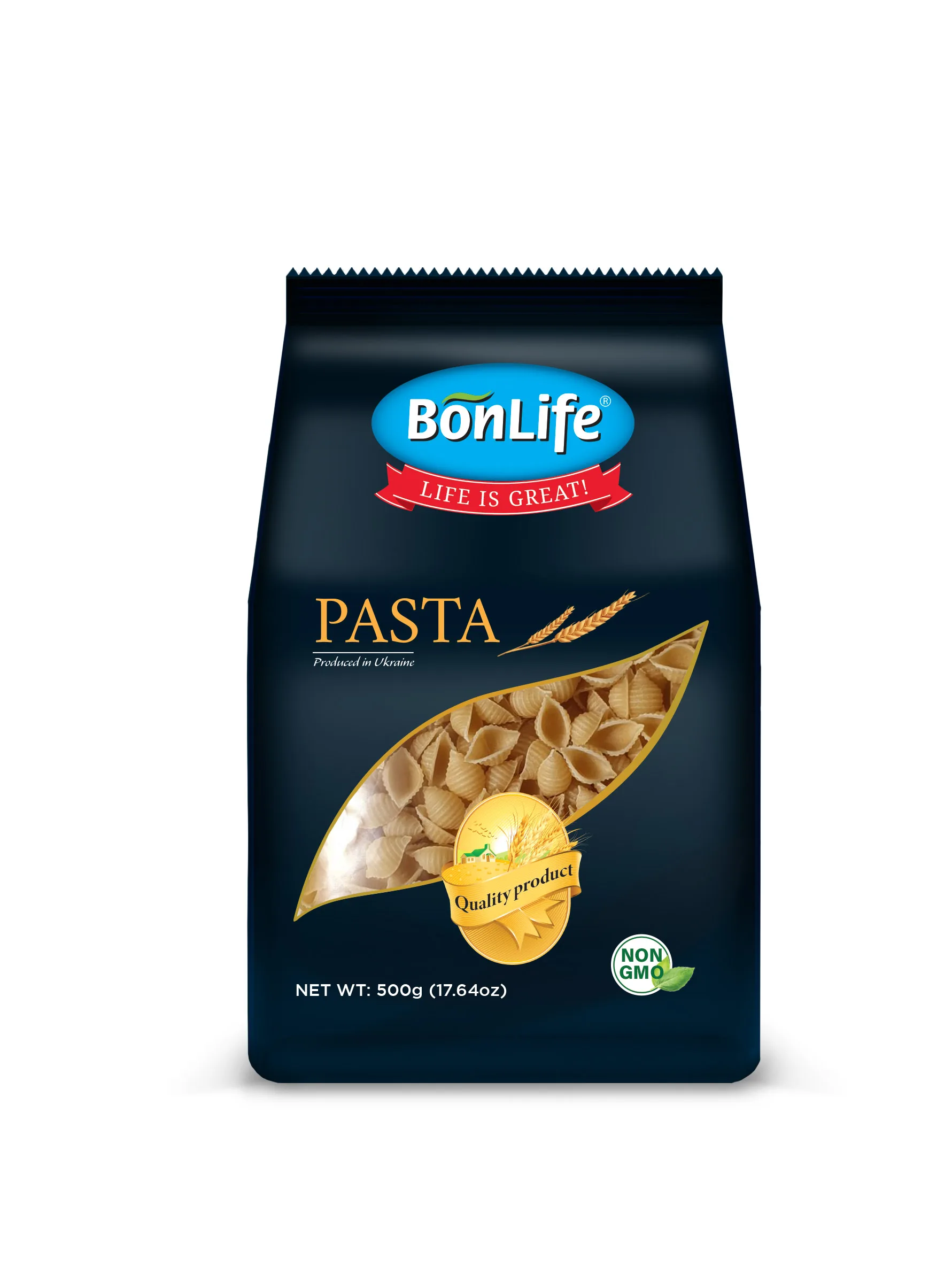 Короткорезанные макароны BONLIFE, 500 г, украинское происхождение