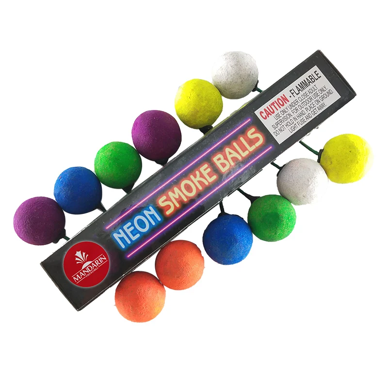 Chinese kids pyrotechnics customized birthday party festival color smoke Balls colored fire works