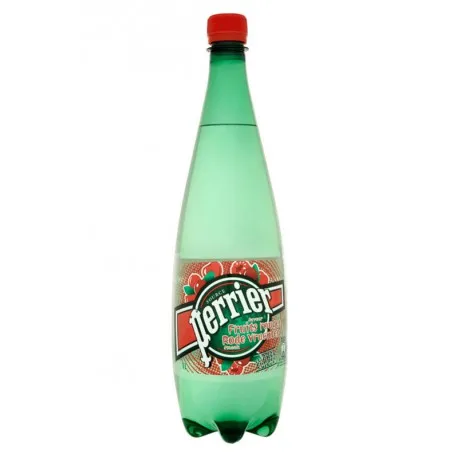 Perrier sparkling water with strawberry flavor 1L