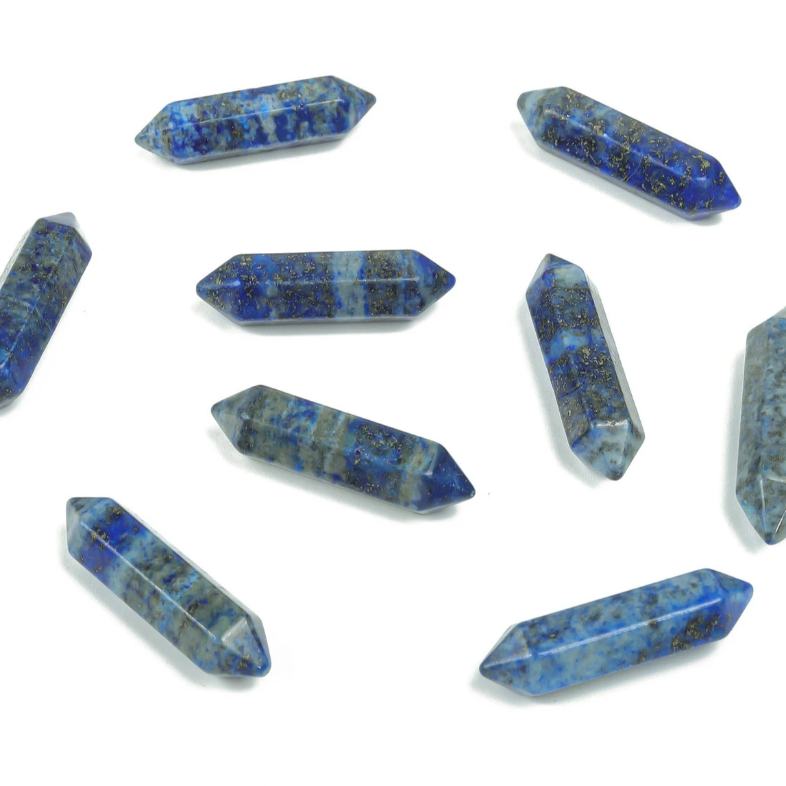 Точка драгоценный камень кулоны и подвески Lapis Lazuli прекращается Резные Точки небольшой с украшением в виде кристаллов для Модные Feng Shui любовь из натурального камня