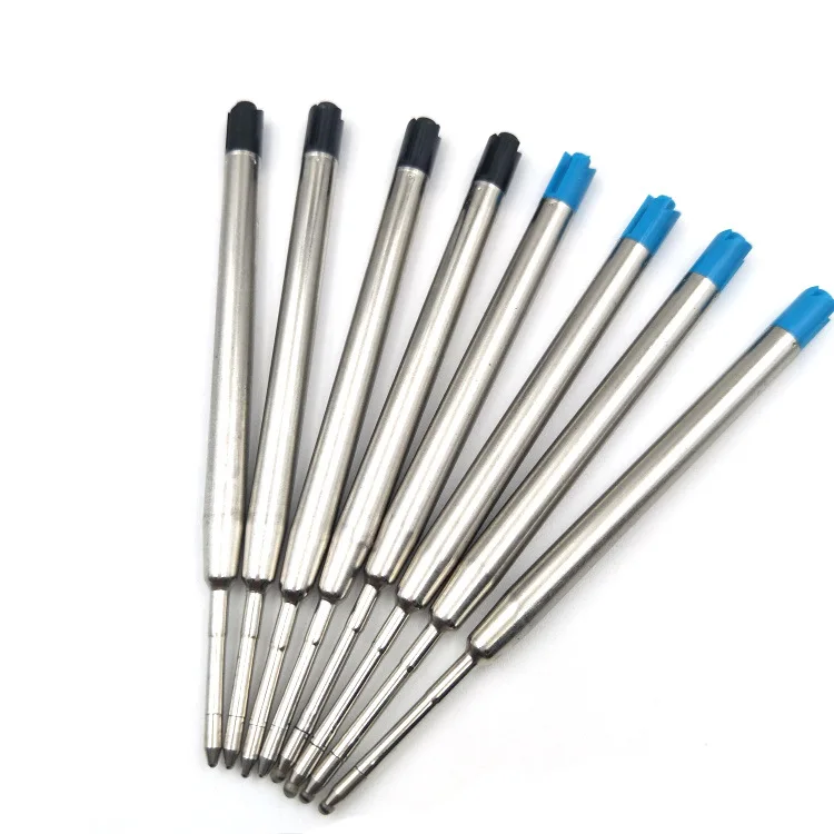 
Haobang 424 - black blue colour metal ball pen refill G2 ink pen refill ballpoint pen refill 1.0mm 0.7mm 