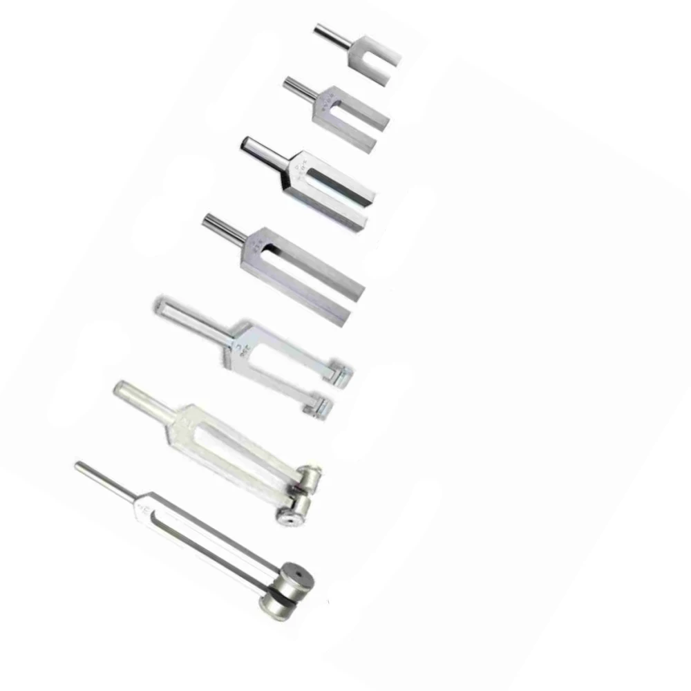 TUNING FORK SET OF 7 PIECES FOR HEALING THERAPY SURGICAL MEDICAL NEUROLOGICAL DIAGNOSTIC INSTRUMENTS      MGI-12