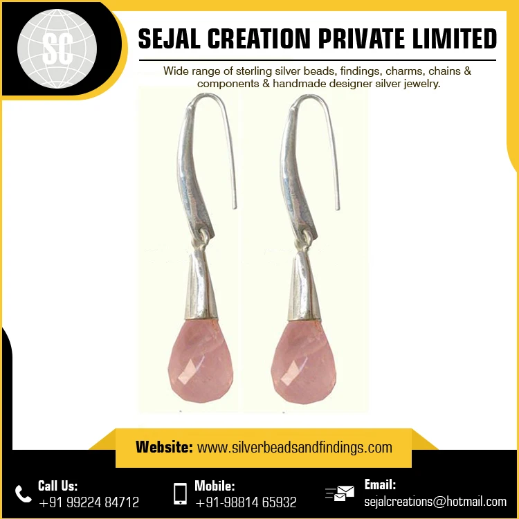 Wholesale 24K Gold Plated 925 Sterling Silver Dubai Jewelry-Fashionable Gemstone Stud Earrings for Women