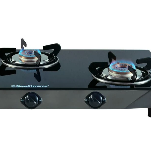 Color tempered glass built-in hob 4 burner LPG gas cooker stove