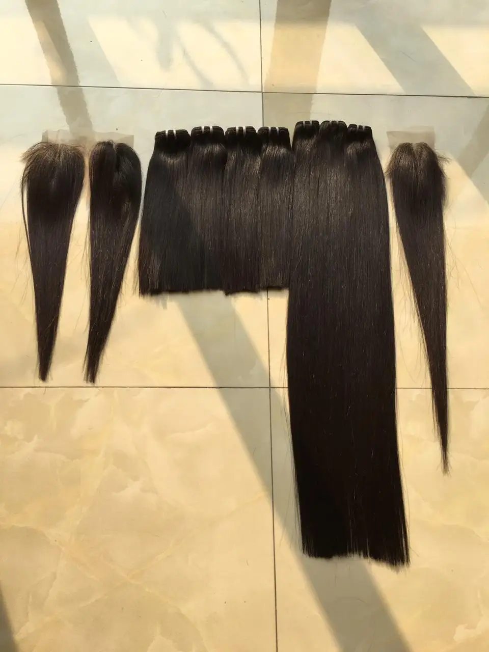  Оптовая продажа прямые волосы DEALE с прямыми косточками для необработанных вьетнамских наращиваний 100% человеческие remy наращивание человеческих волос