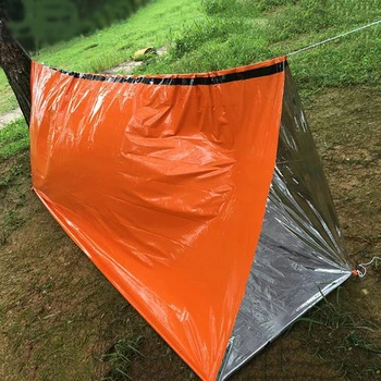 Выживания палатка временное убежище с палатка выживания свисток лампы для пеших прогулок и для водонепроницаемый чехол