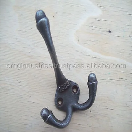 OMG Industries купить лучший из чугуна три шляпы и крючка для пальто декоративный настенный крючок оптовая продажа