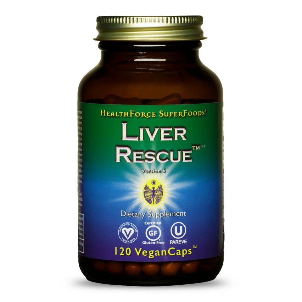 
Liver Rescue 120 Count VeganCaps Health Supplement 