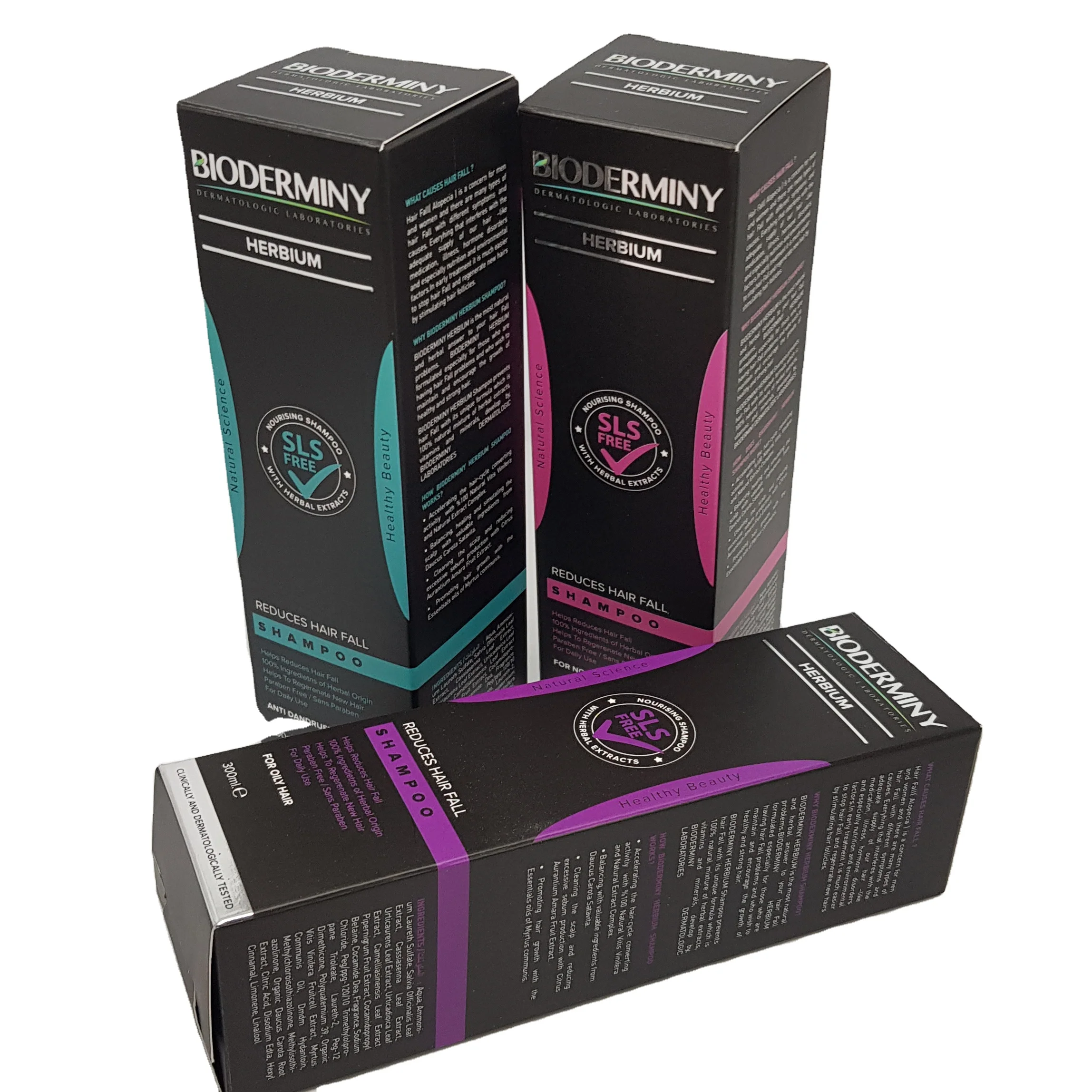 Ofset Printed Shampoo Boxes Deodorant Boxes Luxury Boxes Colorful Printing Folded Paper Packaging Recyclable Accept
