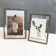 double glass table photo frame