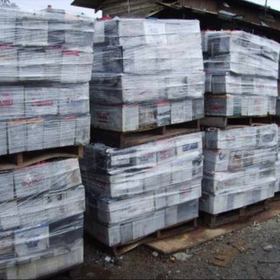High quality Drained Lead battery scrap factory price