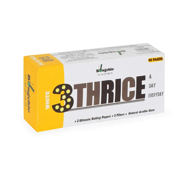 Classical Thrice A Day Everyday Bleached King Size Rolling Paper at  Affordable Price