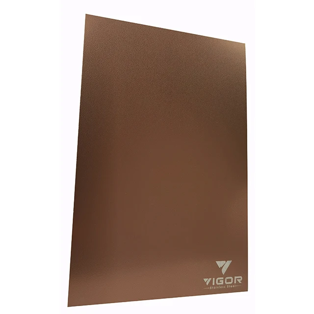 
sand blasted pvd decorative stainless steel sheet for screen background wall and lift 