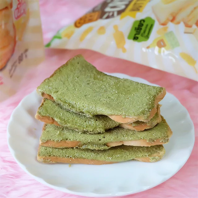 Famous Tasty COKY Butter Cookie Dough Green tear Bulk Style Packing Packaging Sweet Delicious Desserts From Thailand