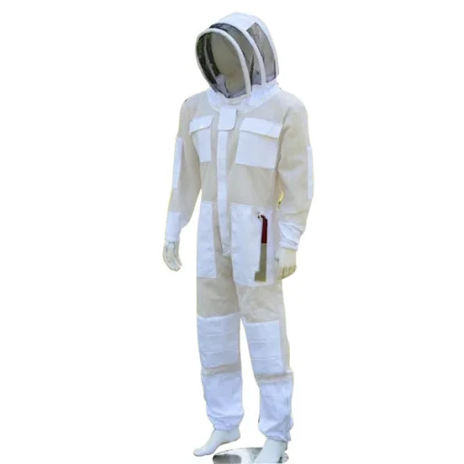 
Beekeeping 3 Layer Ultra Ventilated Mesh Overalls Cool Bee Hive Full Suit 