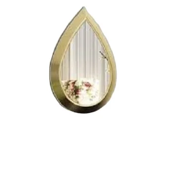 Fancy Wall Mirror modern style restaurant hotel home Wall mirror aluminium brass decoration wall home decoration  polished