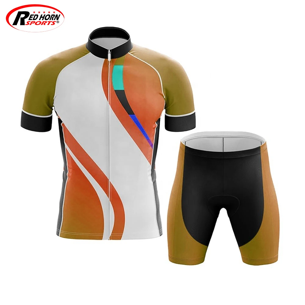 High Quality Rose Gold With Cycling  Sets custom Logo & colors high quality custom made best cycling suits