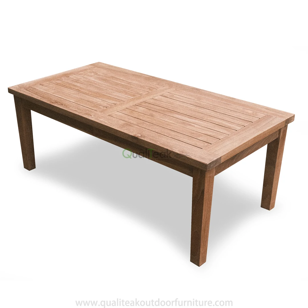 New Designed Outdoor Furniture Indonesian Teak Wood Garden Table Top Luxury Coffee Table With Customizable Color