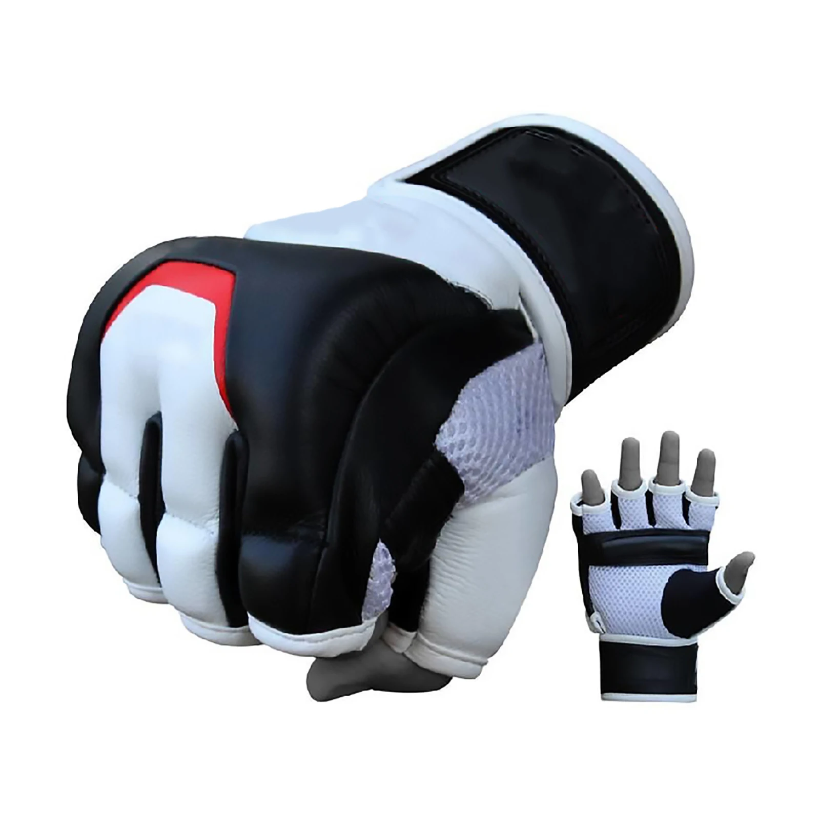 Long Lasting Handcrafted Full Grain MMA Leather Gel Training Grappling MMA Gloves OEM ODM Wholesale