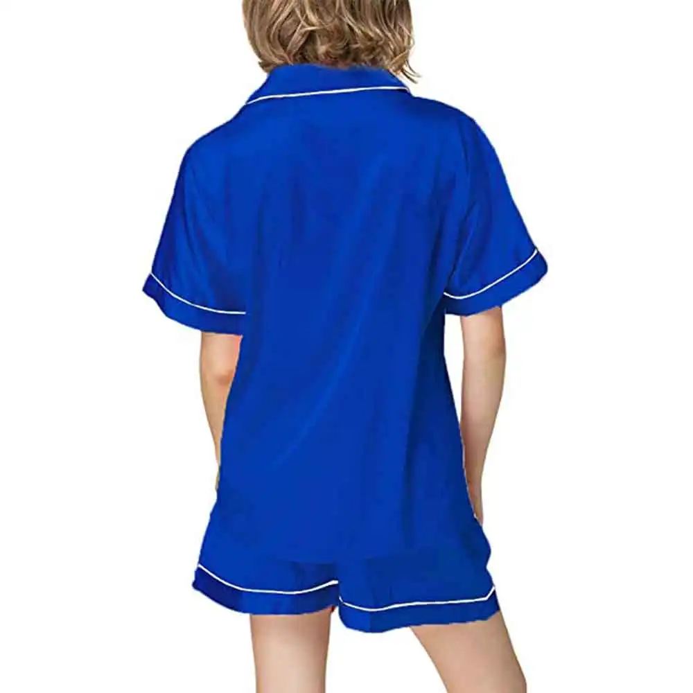 Женская шелковая атласная пижама, одежда для сна, короткие и длинные комплекты одежды на пуговицах