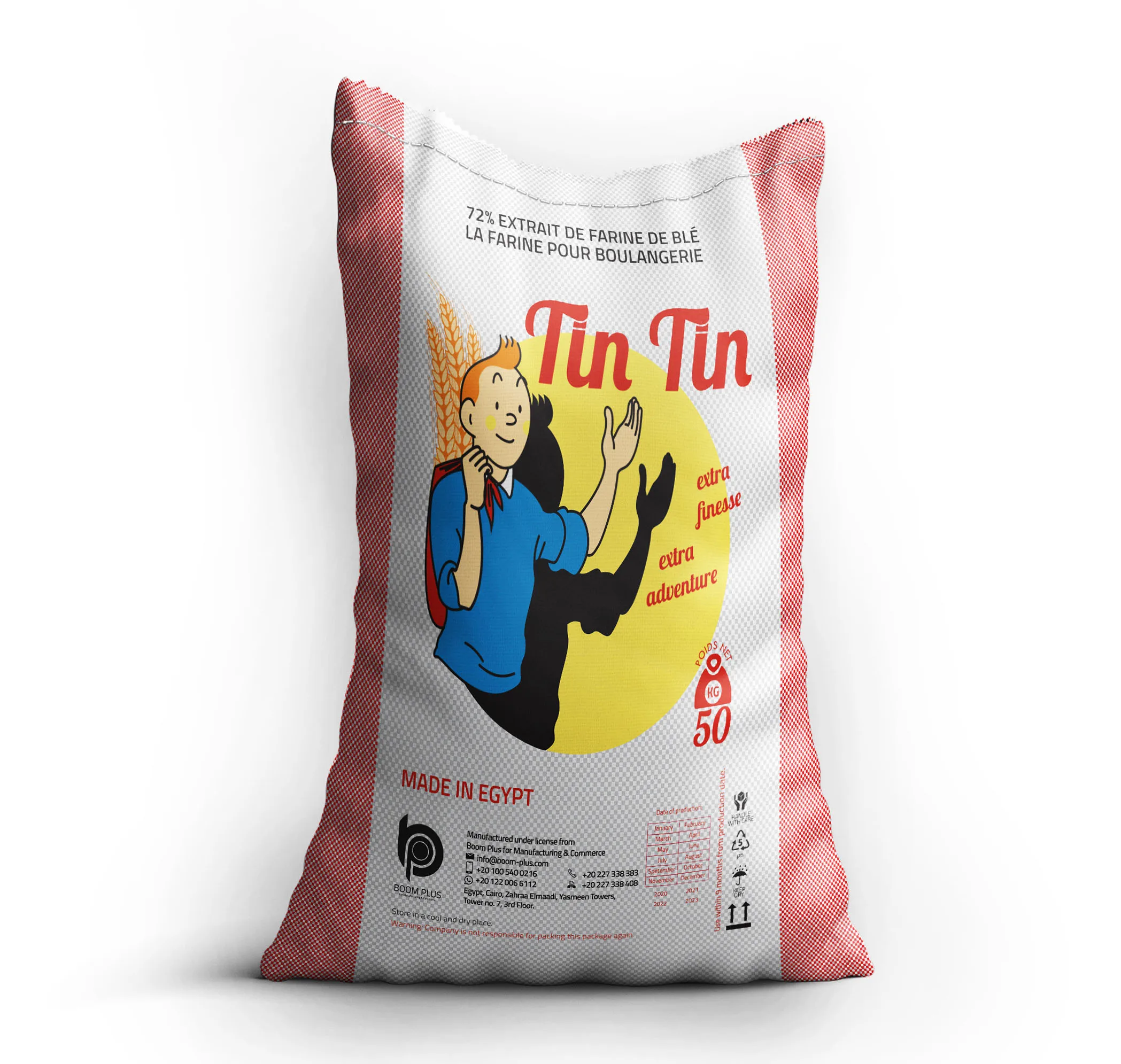 Мука универсальная 50 кг | Оловянная пшеничная мука марки ISO Сертифицированная