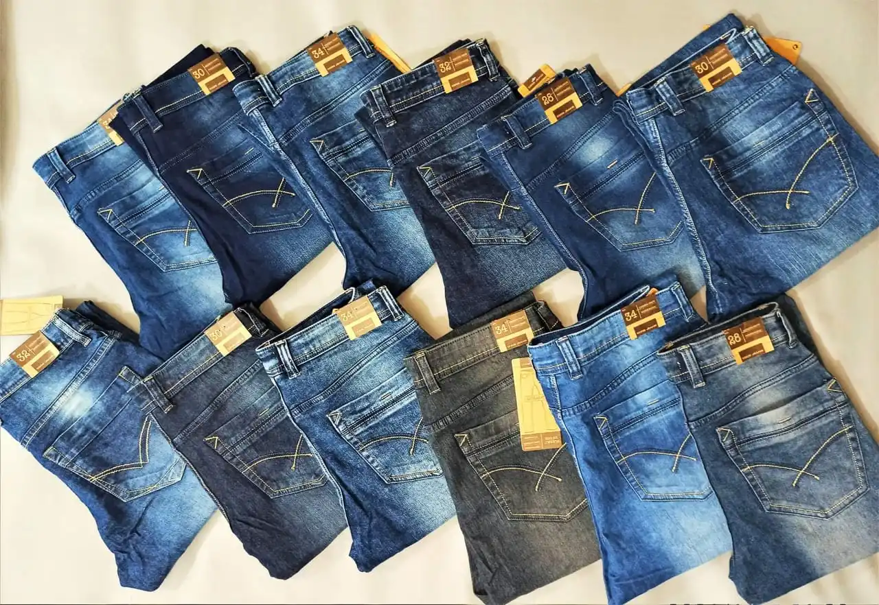 Hot Sell denim jeans Pant Stock Lot From Bangladesh